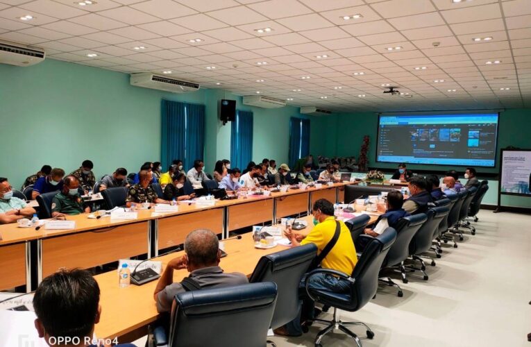หัวหน้าอุทยานแห่งชาติเขาคิชกูฏ จัดประชุมรับฟังความคิดเห็นต่อร่างแผนการบริหารจัดการพื้นที่อุทยานแห่งชาติเขาคิชฌกูฏ (พ.ศ.2566 – 2570)