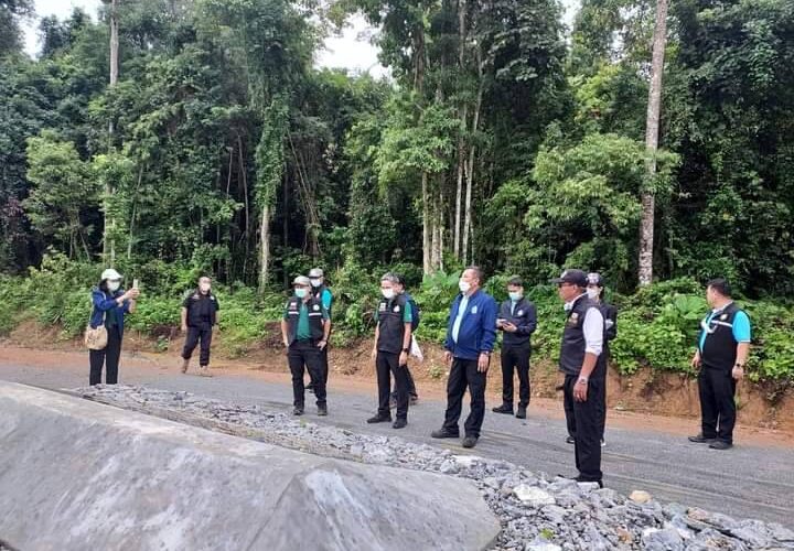 นายเถลิงศักดิ์ เพ็ชรสุวรรณ ผู้ตรวจราชการกระทรวงทรัพยากรธรรมชาติและสิ่งแวดล้อม เป็นประธานการประชุมตรวจราชการตามแผนการตรวจราชการกระทรวงฯ ประจำปีงบประมาณ พ.ศ. 2565